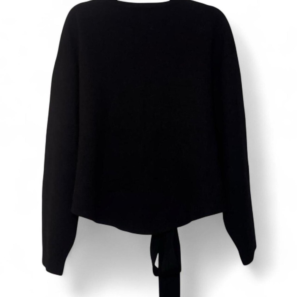 NWT MINKPINK Women’s Looped Out Two-Tone Black & Tan Jumper Sweater — SMALL - Picture 4 of 5